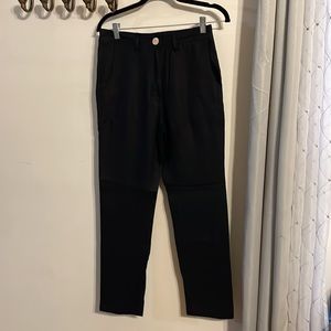 Closet closing Road to Nowhere Black Linen Pants Sz 4
